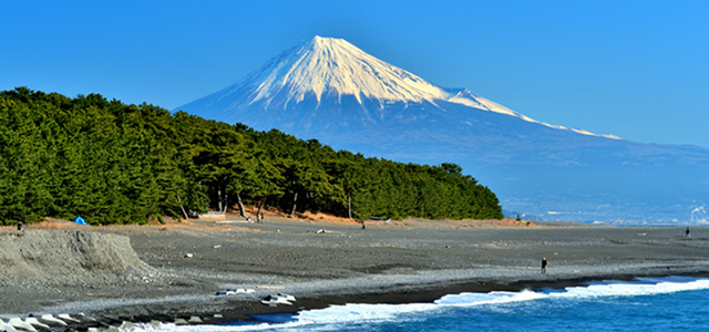 Mount Fuji view from Miho-no-Matsubara