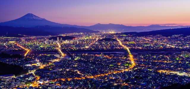 The spots with Mount Fuji view around Shizuoka Station